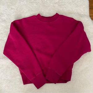 Uniqlo U sweatshirt XS in magenta